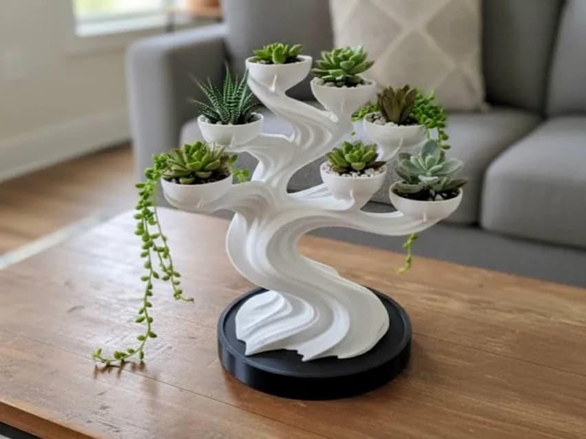 Modern Tasarım Bonsai Saksısı - Minimalist Dekorasyon